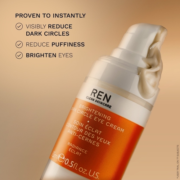 REN CLEAN SKINCARE Radiance Brightening Dark Circle Eye Cream 15 mL / 0.5 OZ - Picture 7 of 13